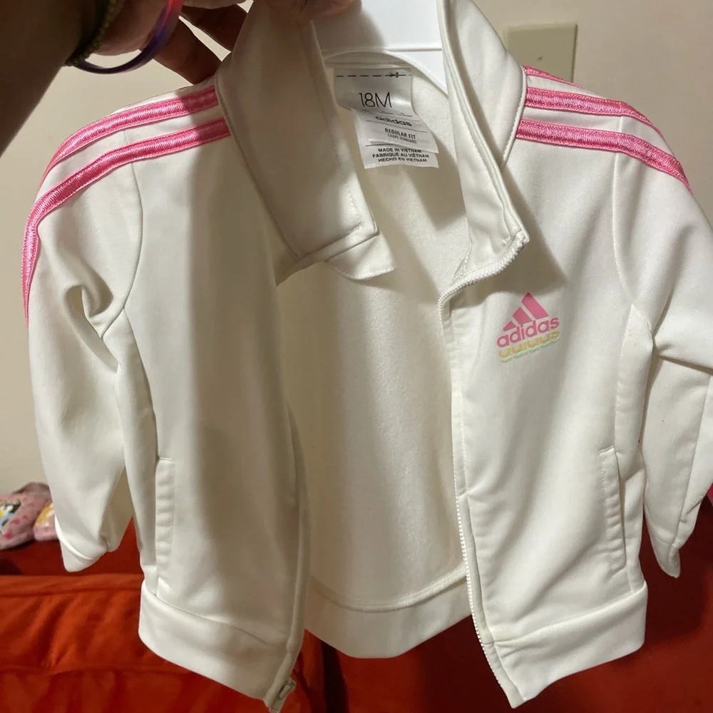 Adidas Kids Cream and Pink Dance Costume - Picture 2 of 5